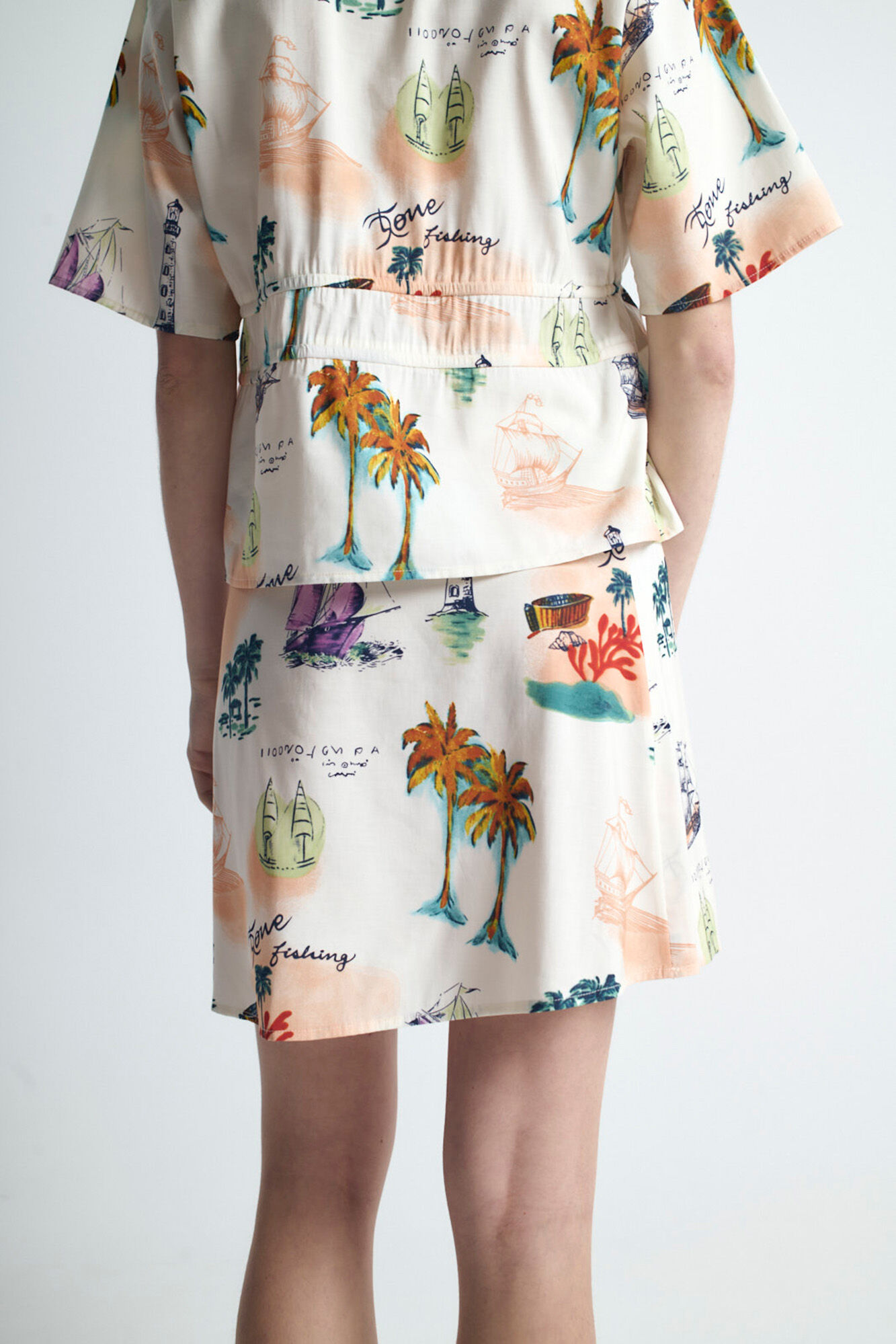 Object Falda corta estampada