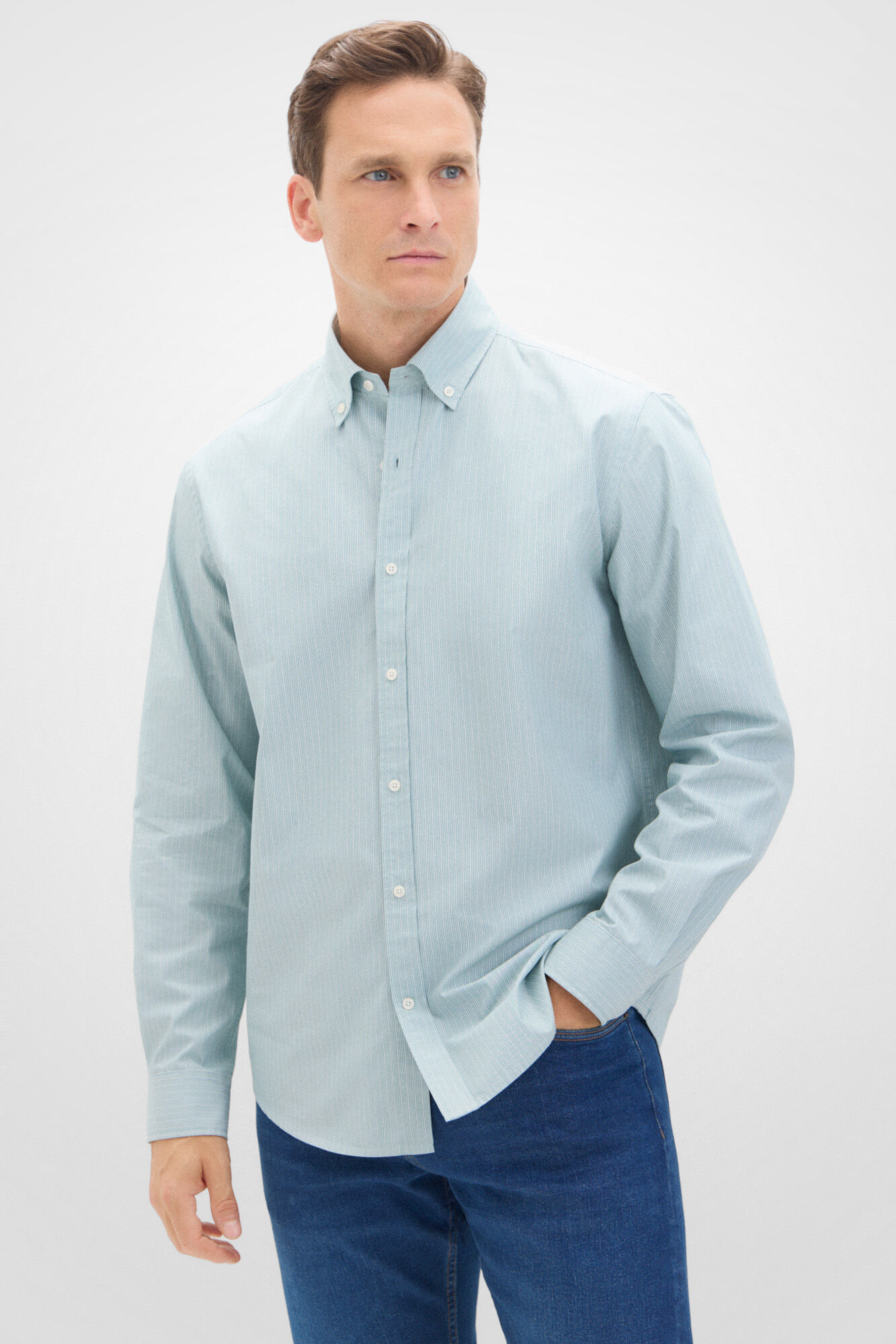 Cortefiel Camisa listas coolmax