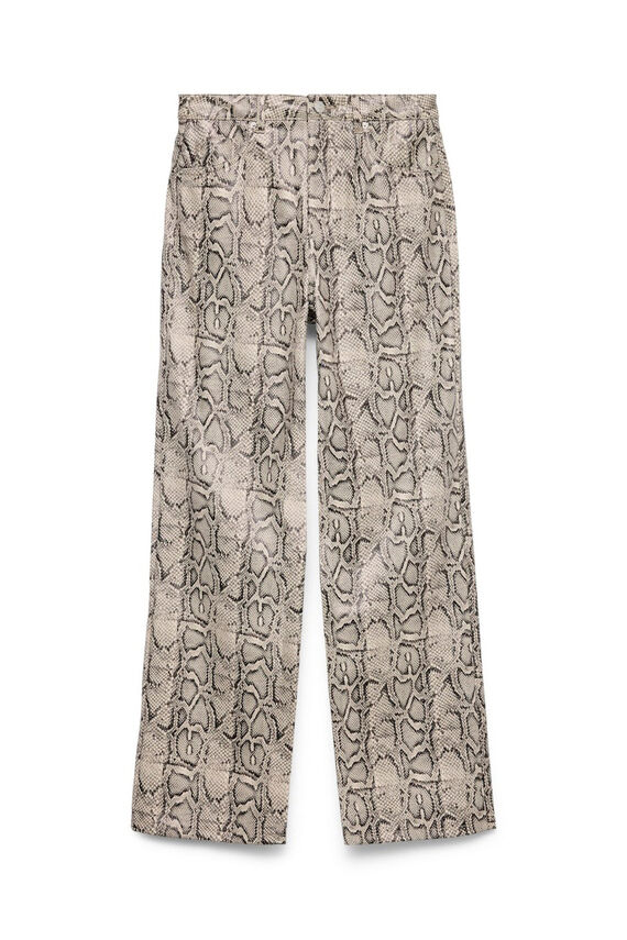 Pantalón efecto piel de serpiente