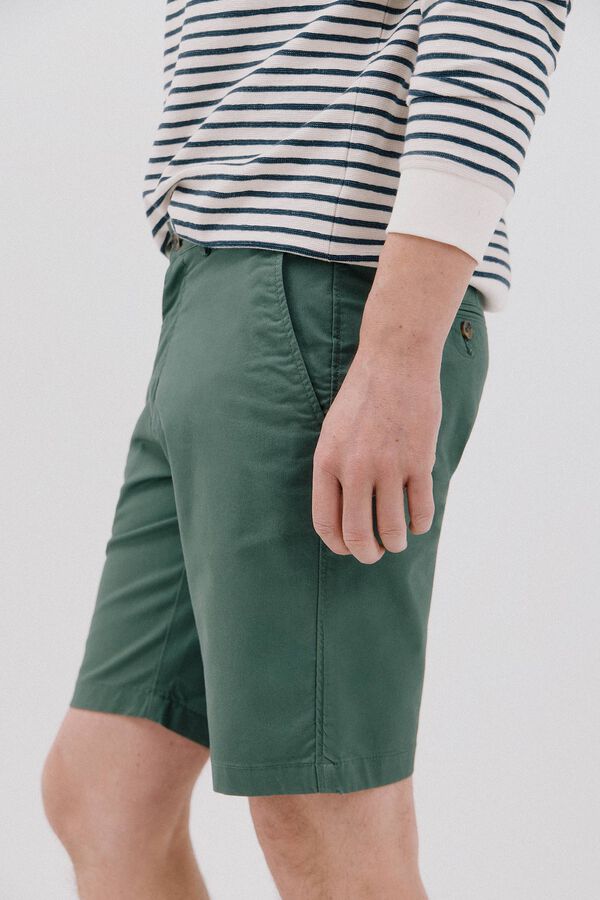 Cortefiel Bermuda chino Verde