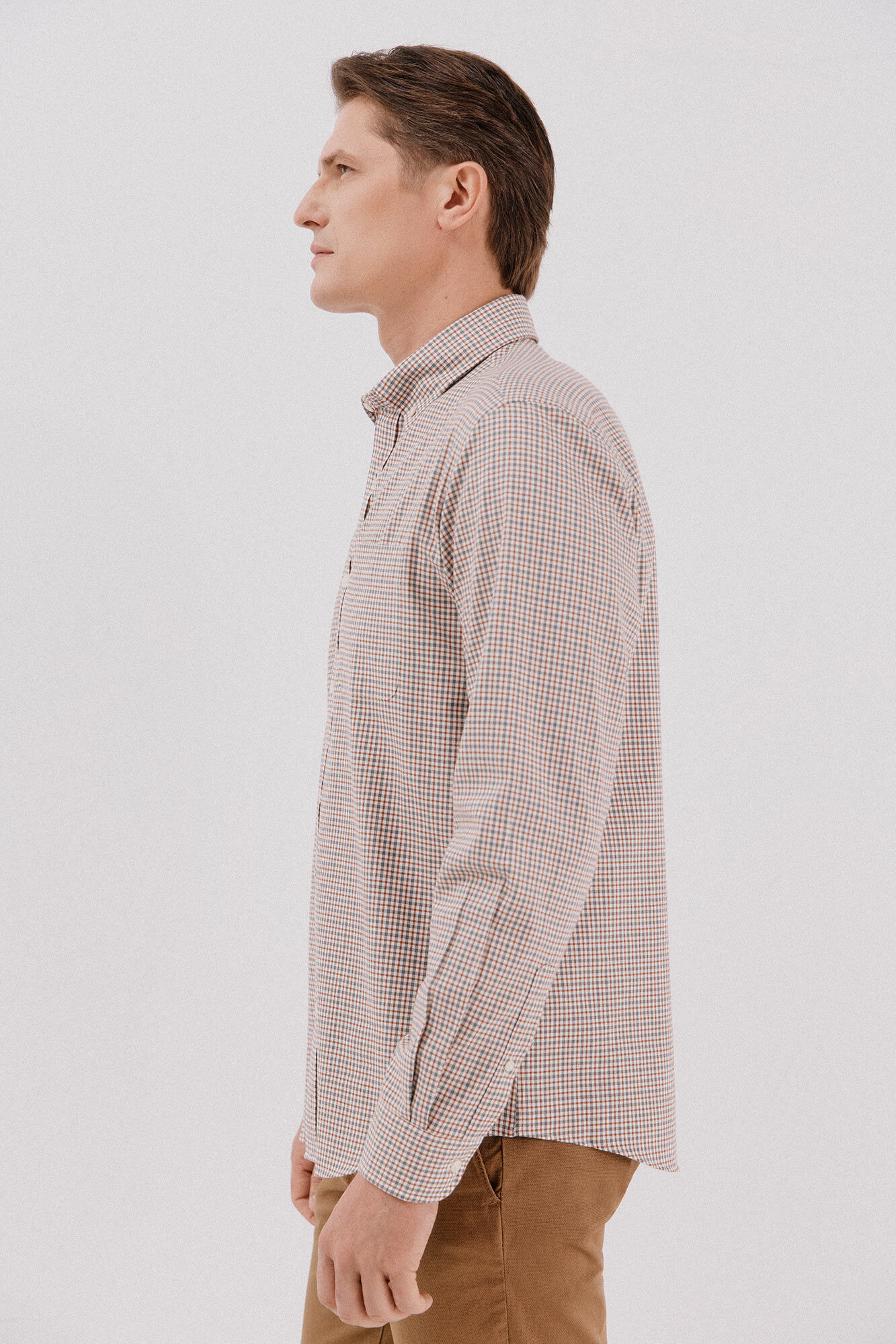 Cortefiel Camisa twill cuadros