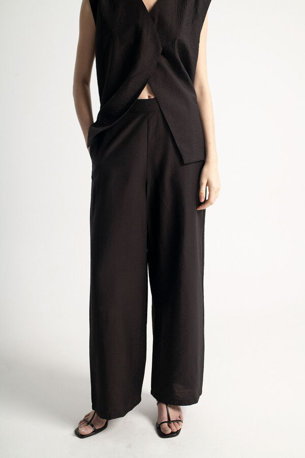 Object Cal&ccedil;as perna larga Preto