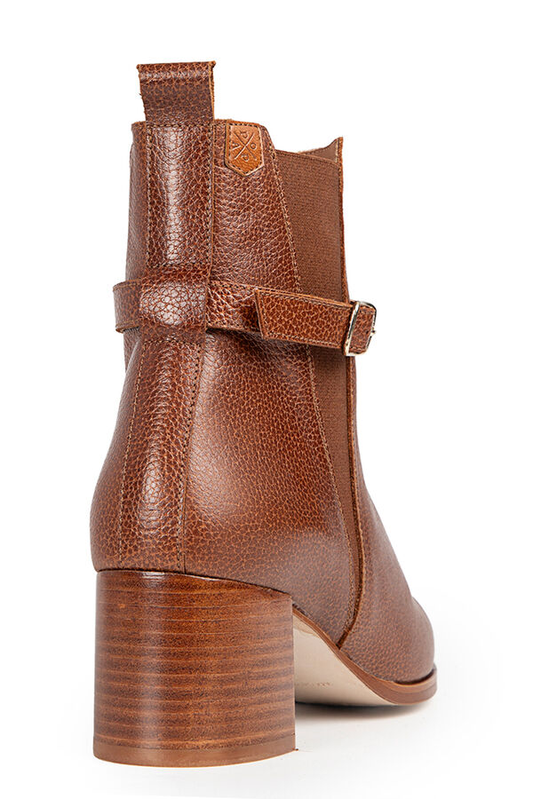 Popa Botins de salto alto para senhora Taylor Nomada Castanho