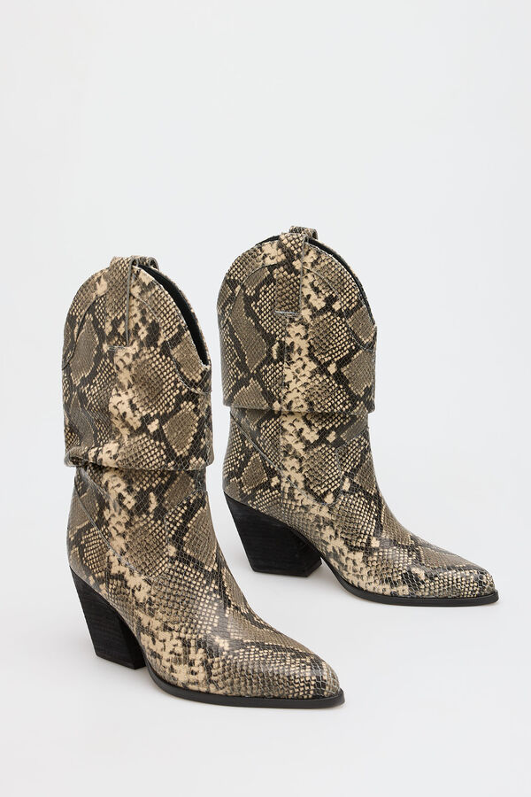 Slowlove Bota de cobra Dourado