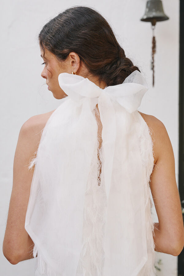 Pol&iacute;n Et Moi Vestido de noiva Dalia Branco