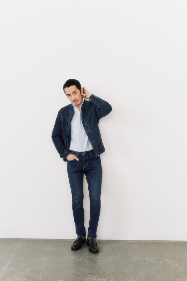 OOTO Jeans slim fit Azul