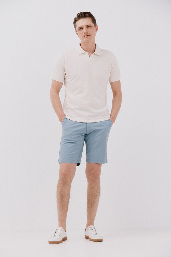 Cortefiel Bermuda chino Azul