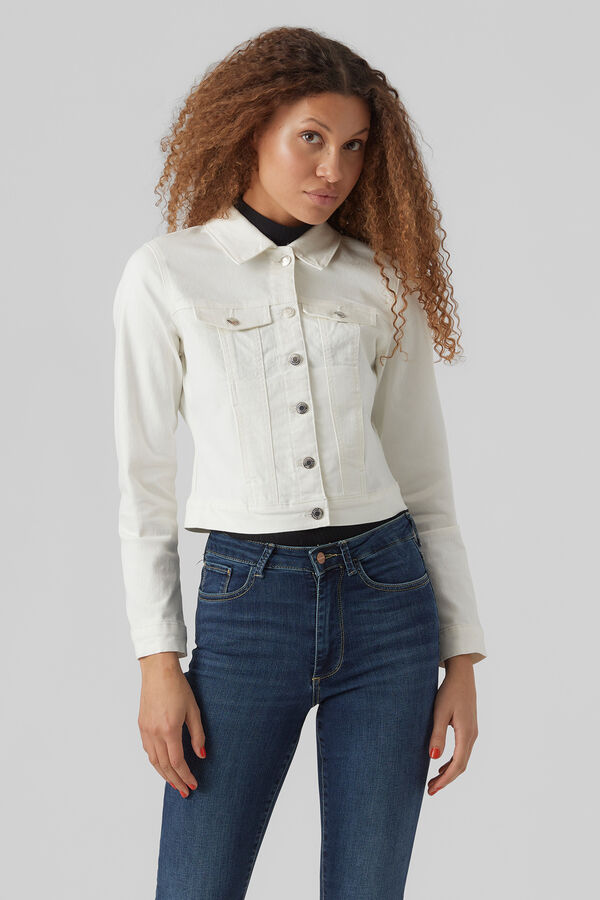 Vero Moda Chaqueta vaquera Blanco