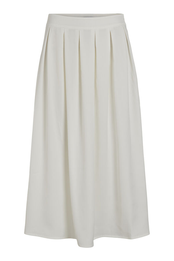 Vila Falda midi Blanco