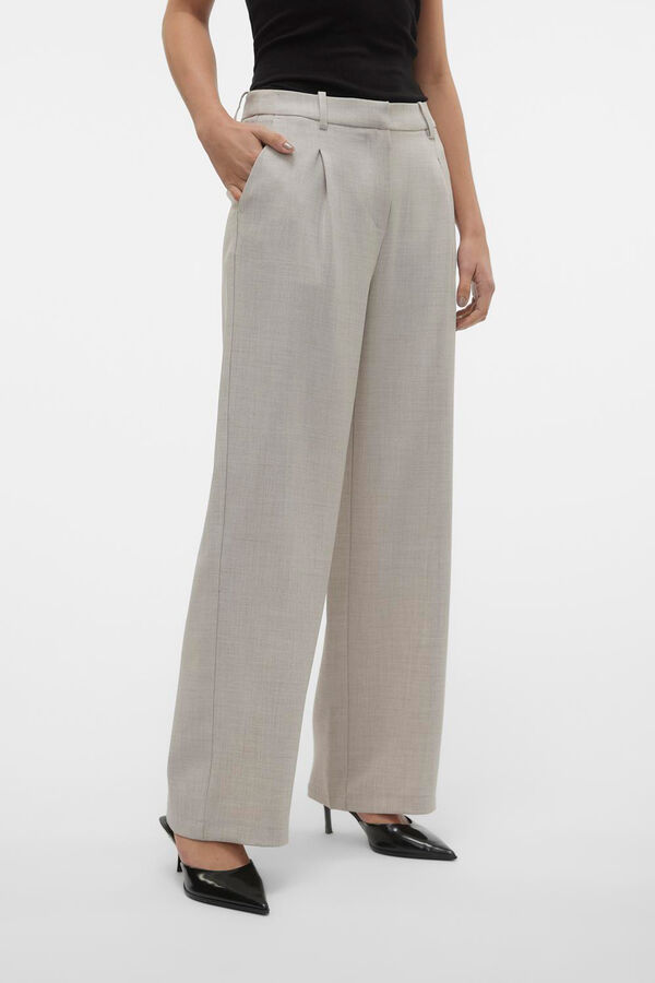 Vero Moda Pantalones anchos Gris