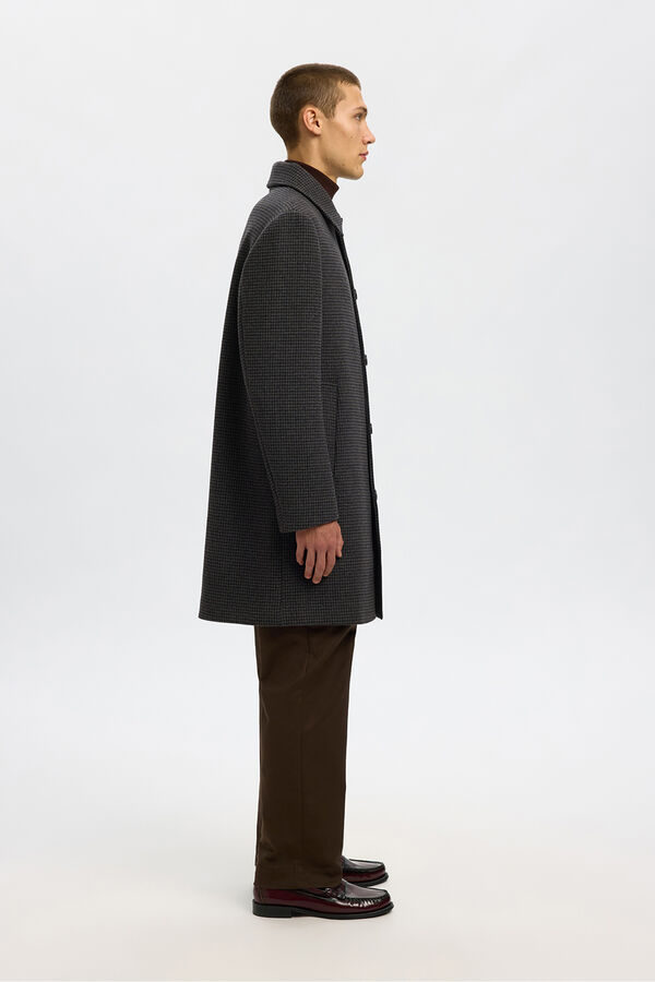 Selected Abrigo largo lana Gris oscuro