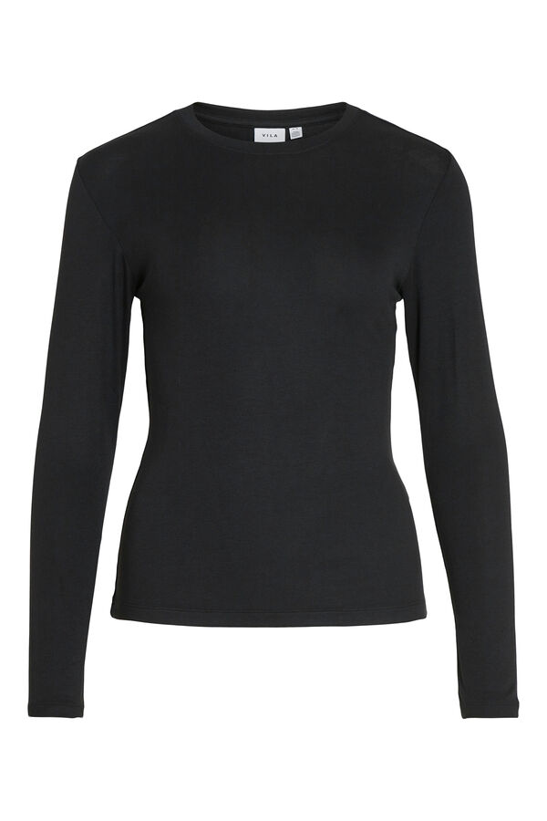 Vila Camiseta manga larga t&eacute;rmica Negro