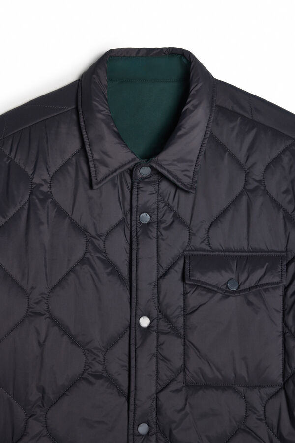 OOTO Blusão reversível Verde