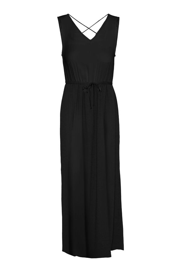 Vero Moda Vestido largo tirante ancho Negro