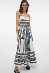 Vero Moda Vestido tobillero de tirantes Blanco