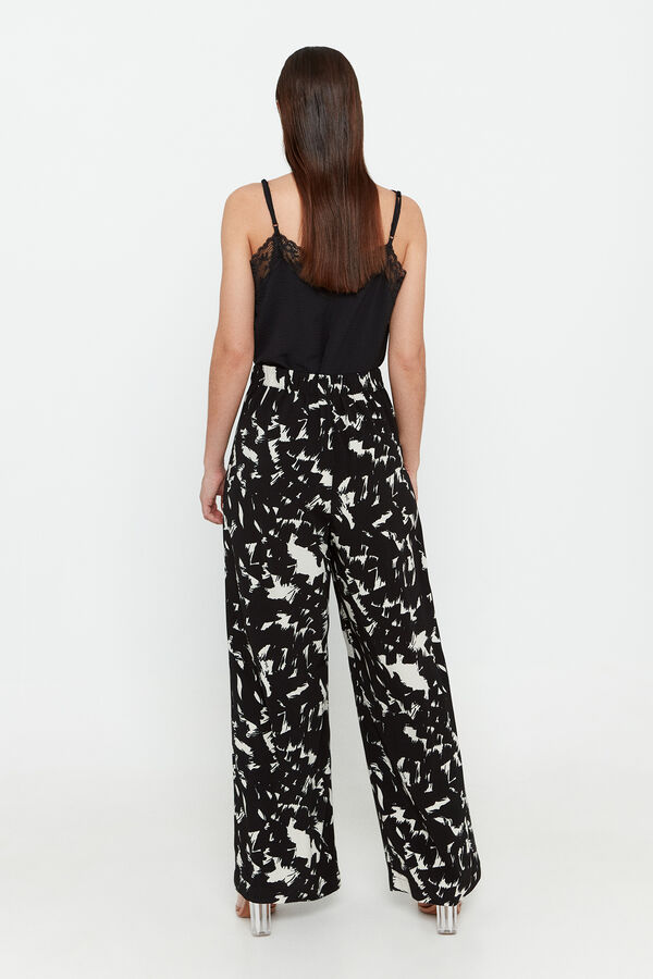 Vero Moda Pantal&oacute;n recto cintura alta Gris