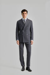 PuroEGO Traje cruzado Gris oscuro