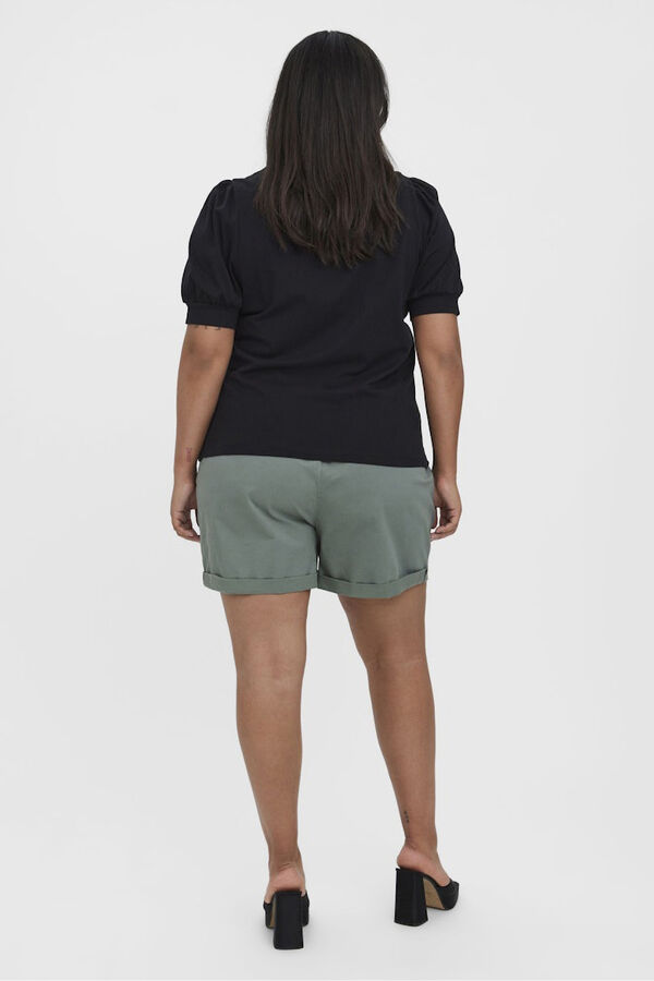 Vero Moda Curve Camiseta manga 2/4 Curve Negro