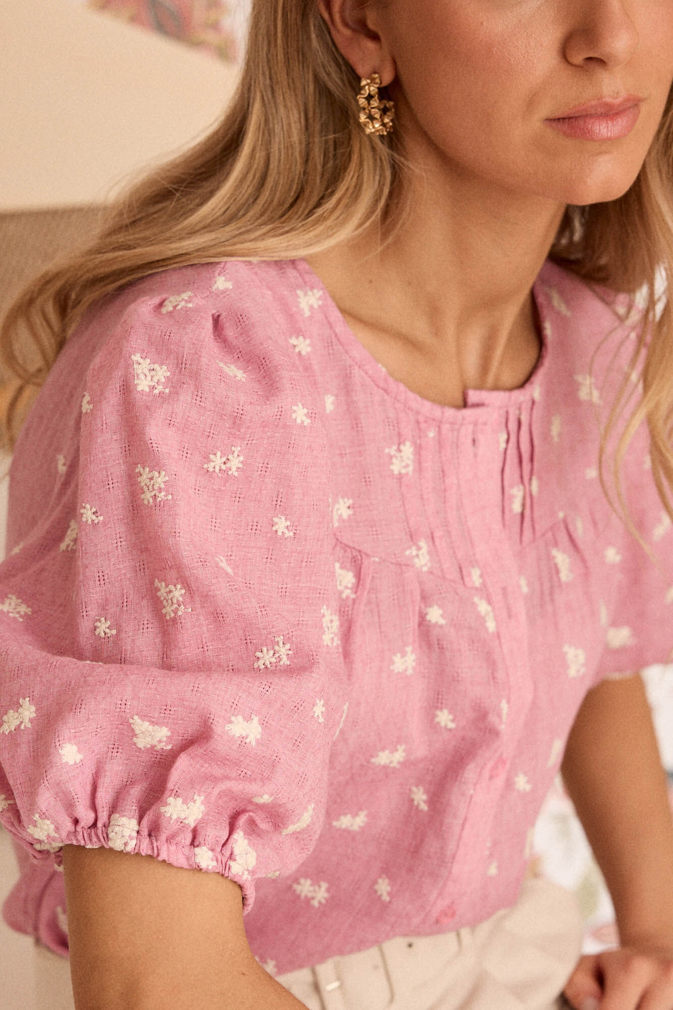 Pol&iacute;n Et Moi Camisa con bordados Lia