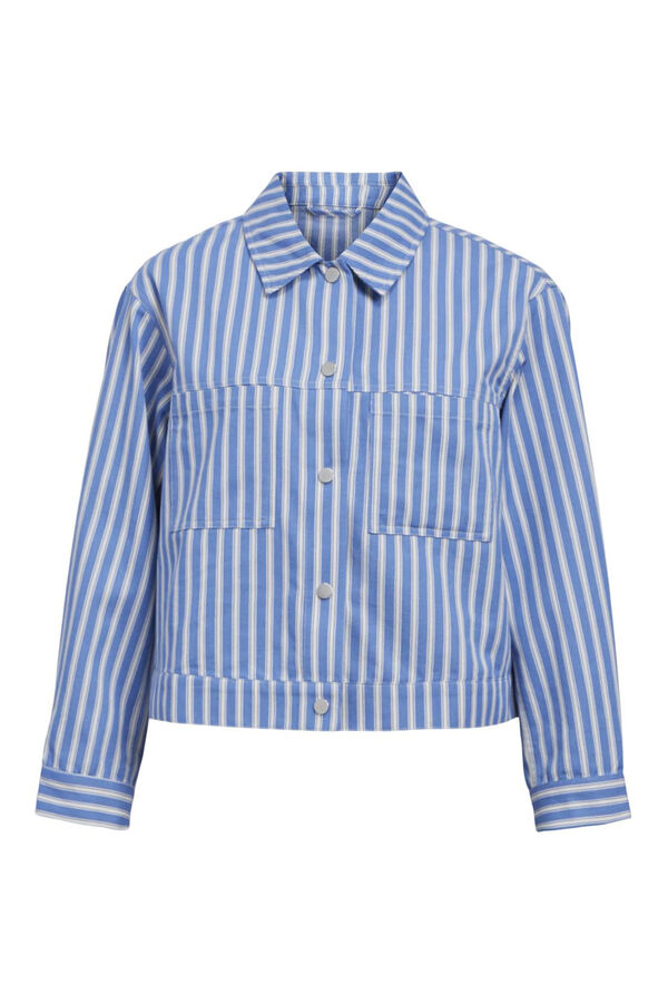 Object Casaco tipo camisa Azul