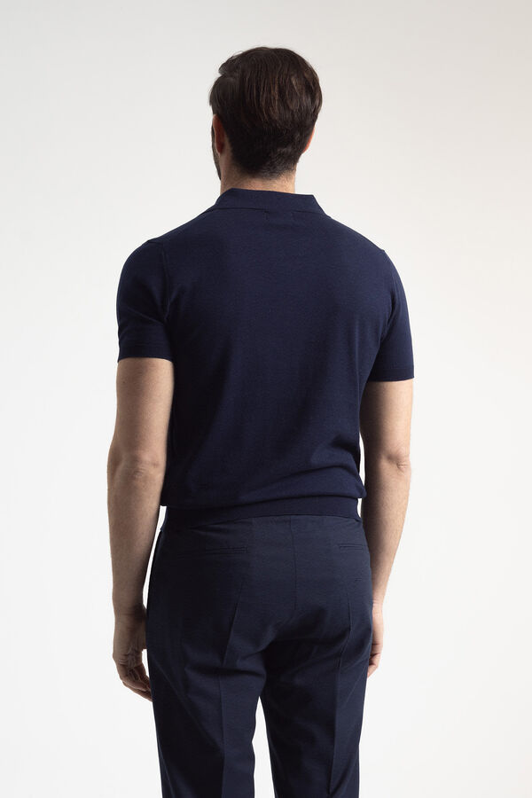 PuroEGO Polo de malha Azul