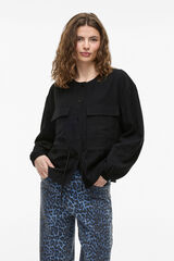 Vila Casaco safari abotoado Preto