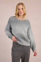 Molly Bracken Jersey de manga larga motivo tie dye Gris