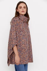 Cortefiel Poncho de gola alta Tostado