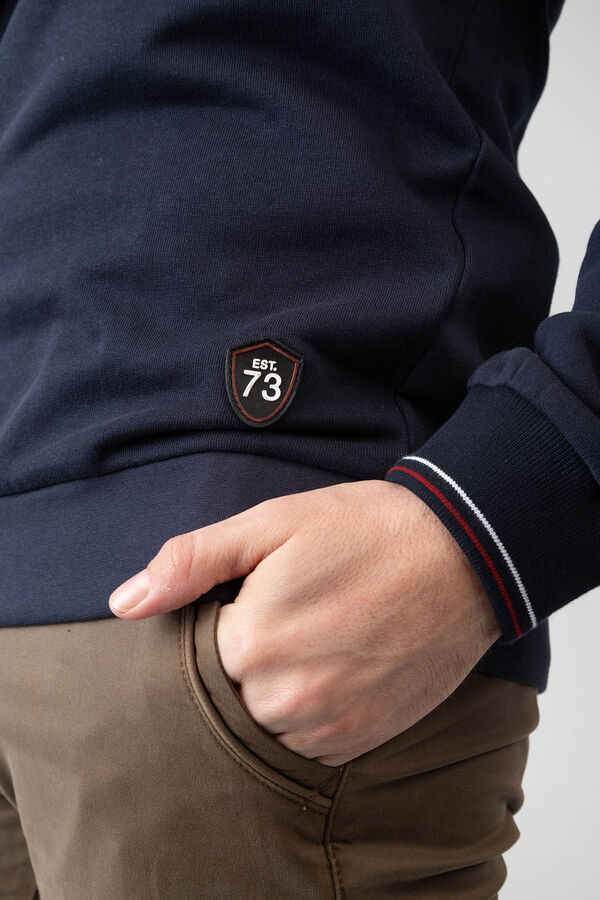 Privata Sudadera cuello redondo Azul marino