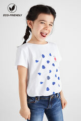 Cortefiel Camiseta niña Perfectos Imperfectos Marfil