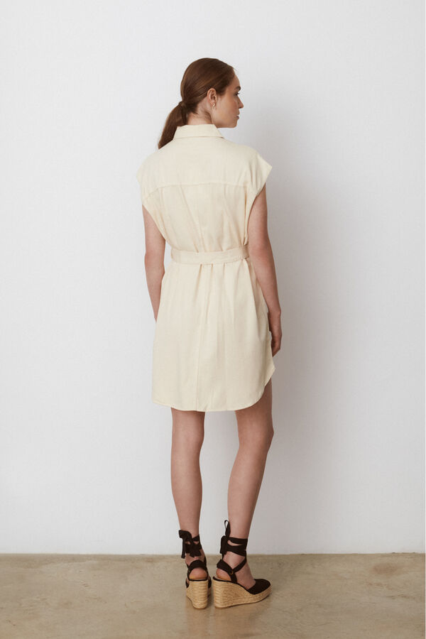 Vila Vestido curto saariano Cinzento