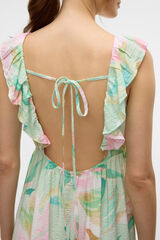 Vero Moda Vestido largo de tirantes Verde