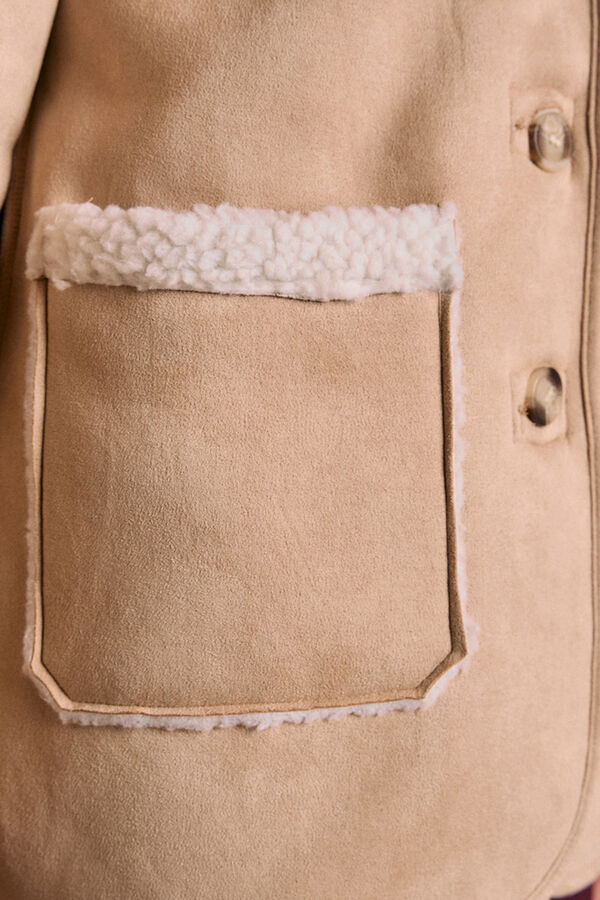 Pol&iacute;n Et Moi Abrigo borrego Mariale Arena