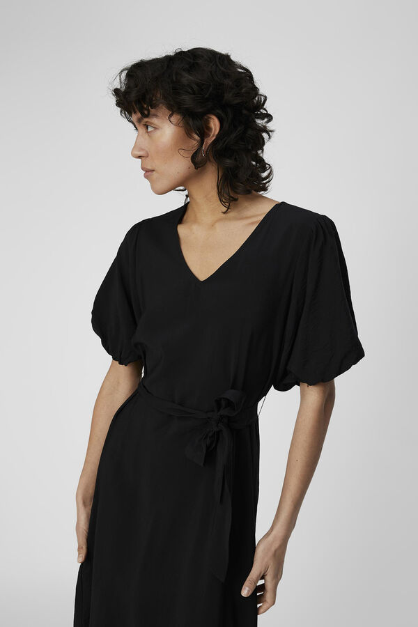 Object Vestido mangas globo Negro