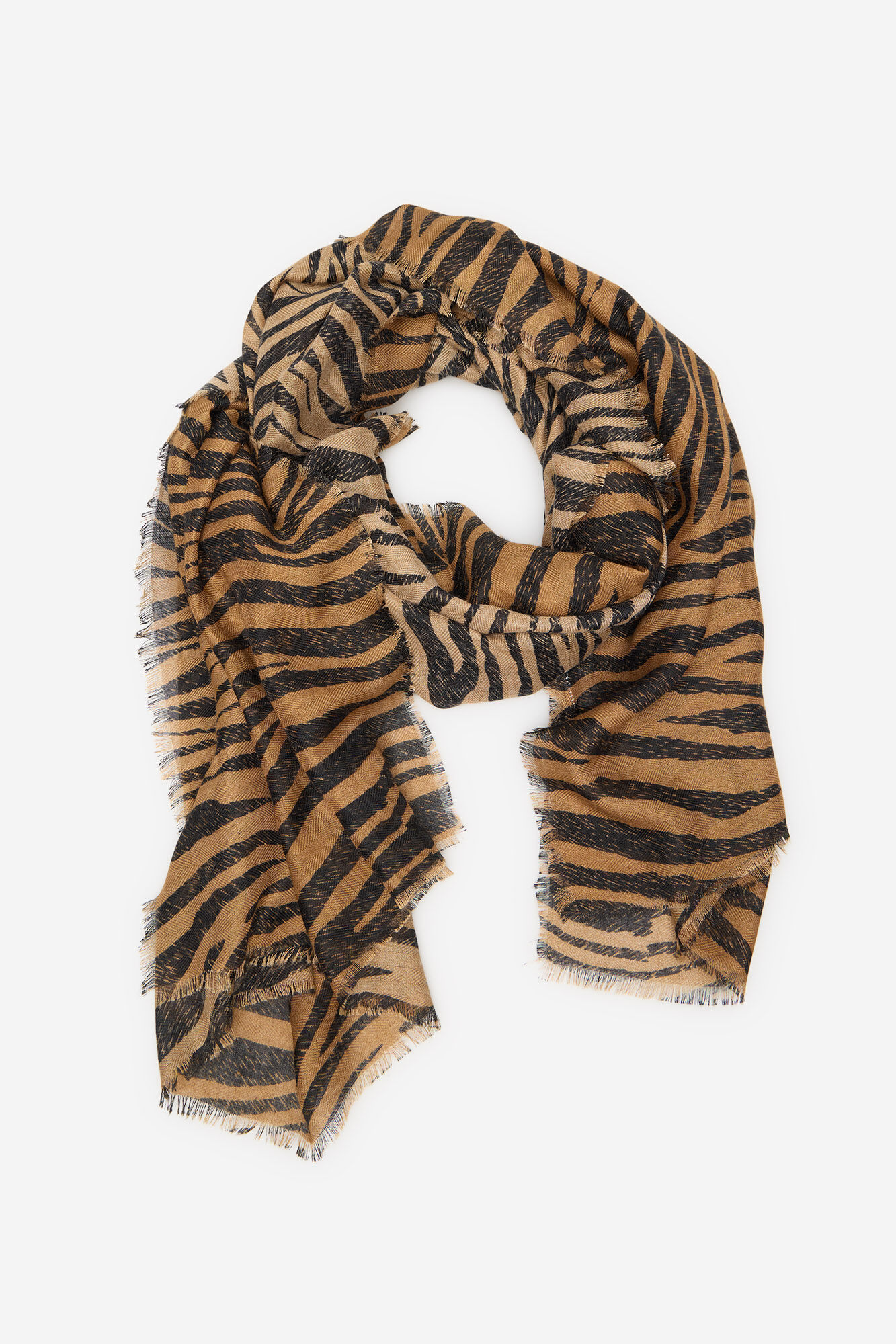 Cortefiel cachecol com estampado de zebra