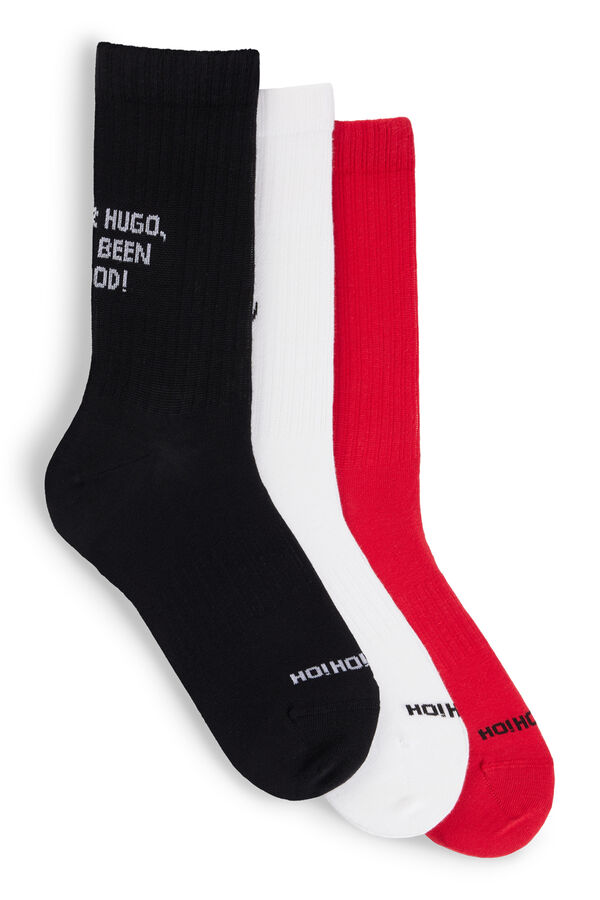 HUGO Pack 3 calcetines Multicolor