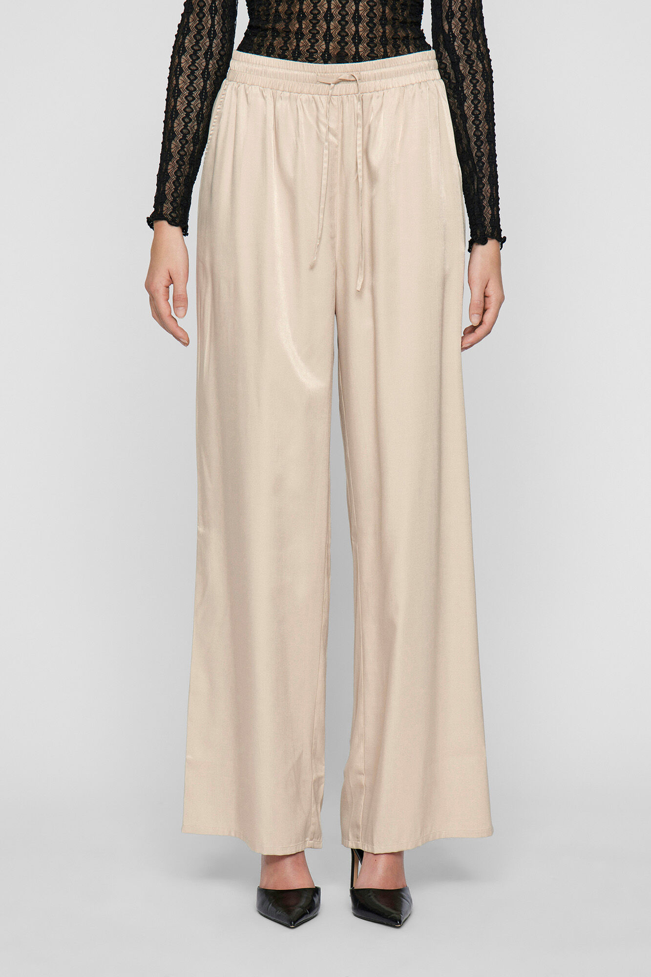 Vila Wide fluid trousers