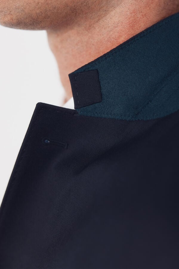 Cortefiel Blazer de fato liso COOLMAX&reg; Azul