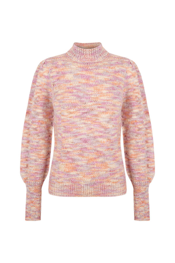 Slowlove Jersey punto fantas&iacute;a Estampado naranja