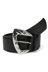 Vero Moda Cinto com efeito de couro e fivela de metal Preto