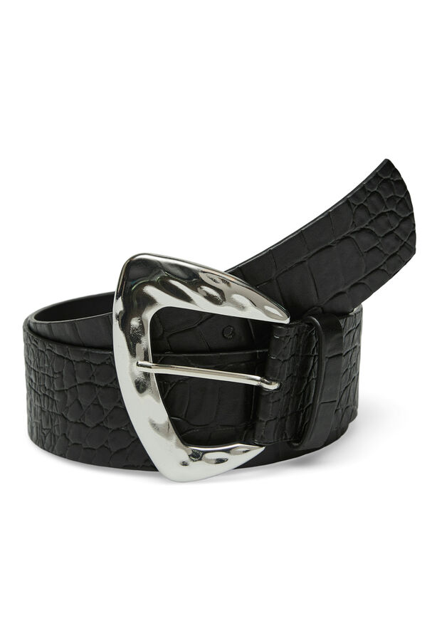 Vero Moda Cinto com efeito de couro e fivela de metal Preto