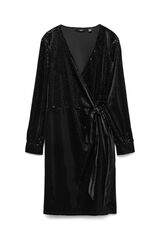 Vero Moda Curve Vestido curto com manga plus size  Preto