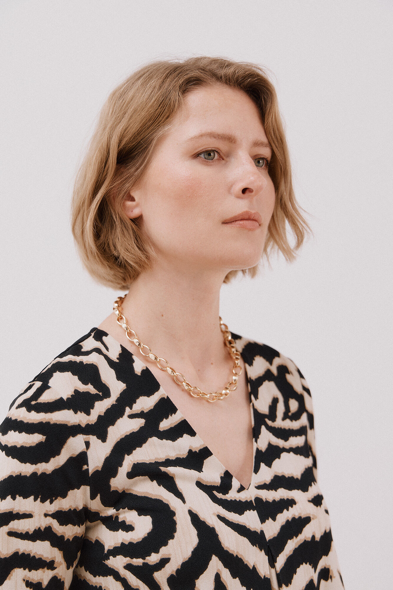 Cortefiel Top fluido pliegue