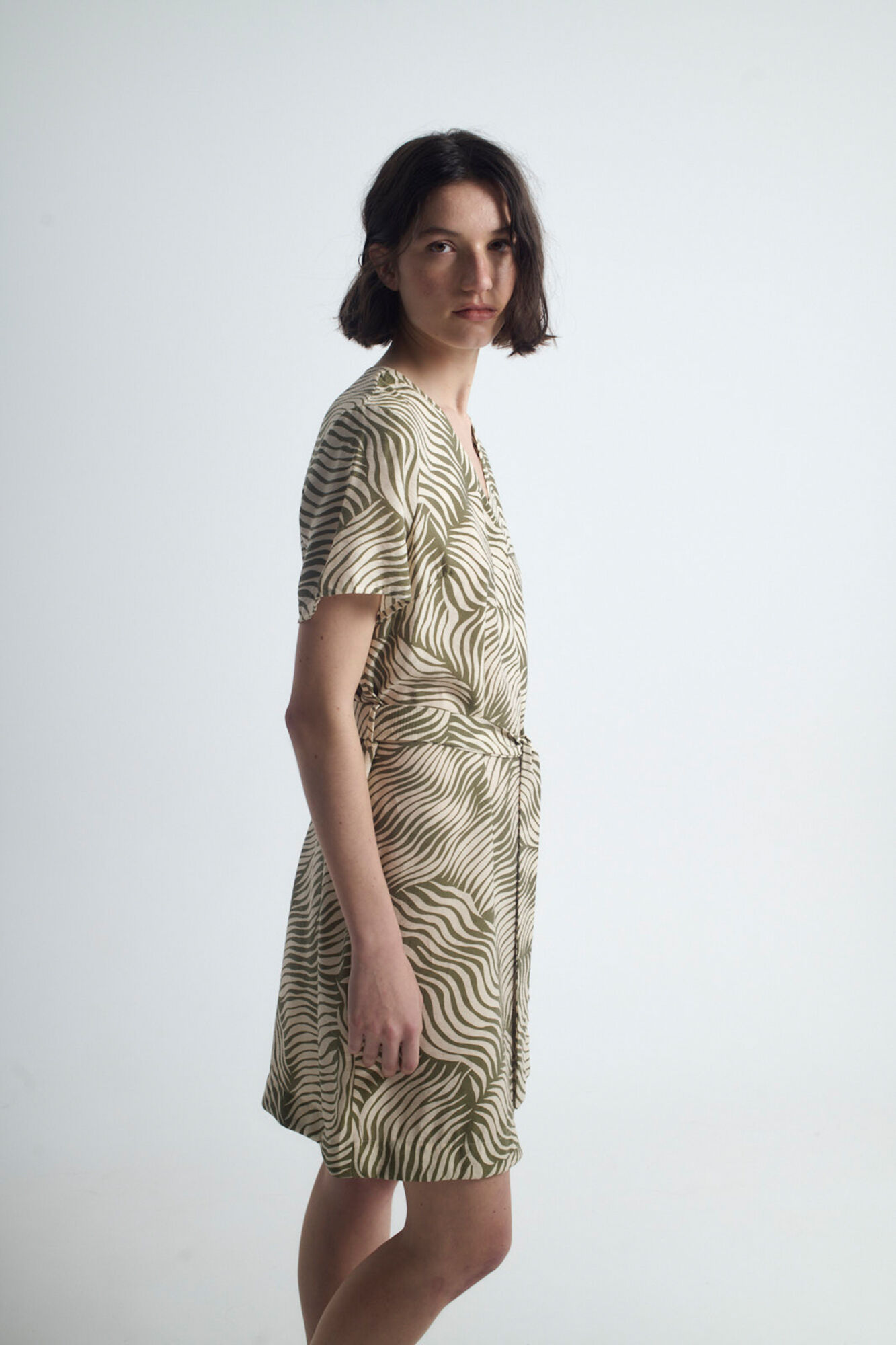 Object Vestido curto estampado 