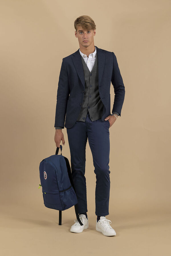 elPulpo Americana jersey microdibujo Azul marino