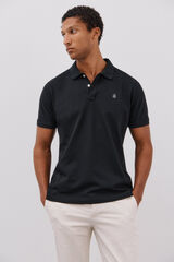 Cortefiel Polo b&aacute;sico slim Preto