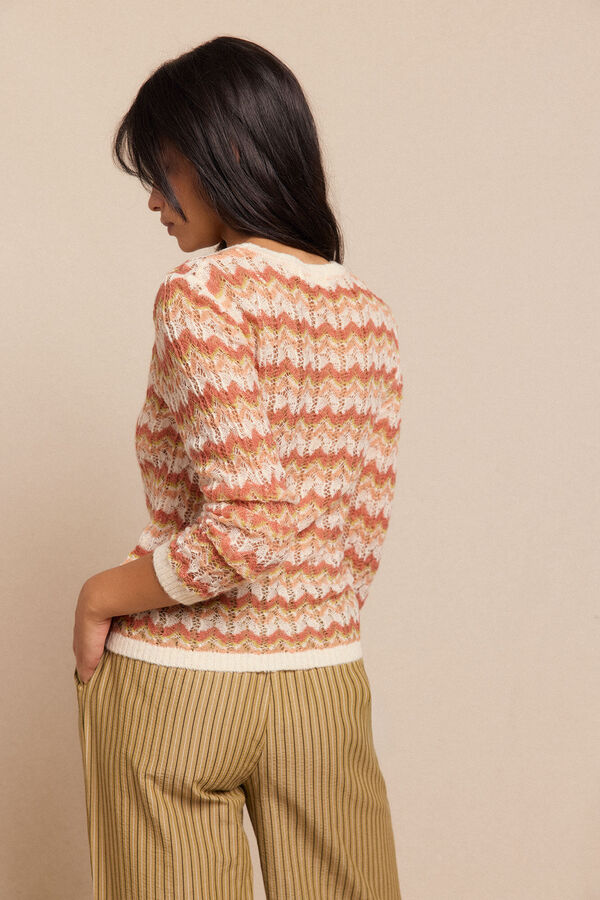 Slowlove Jersey calado multicolor Multicolor