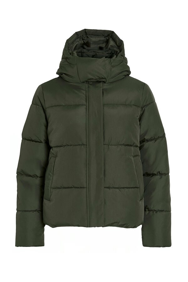 Vila Abrigo acolchado con capucha Verde