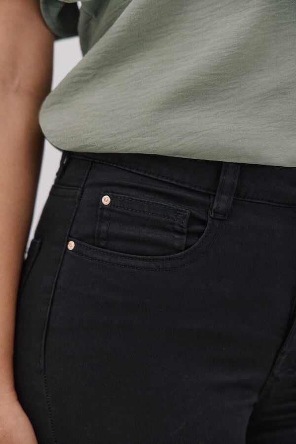 Cortefiel Jeans Sensacional Slim Color Preto