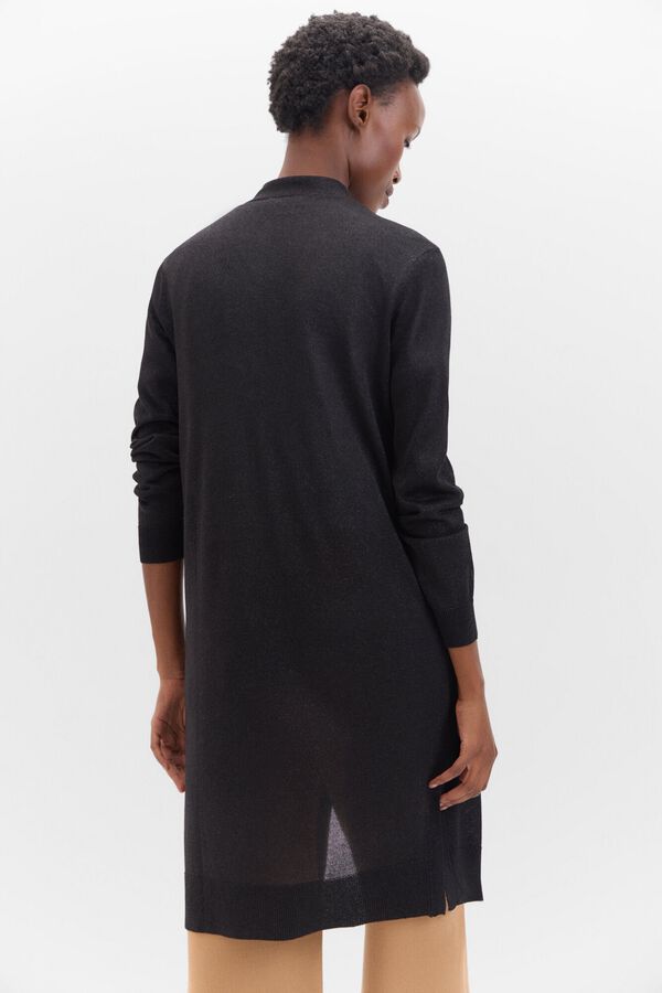 Cortefiel Palet&oacute; ponto metalizado Preto